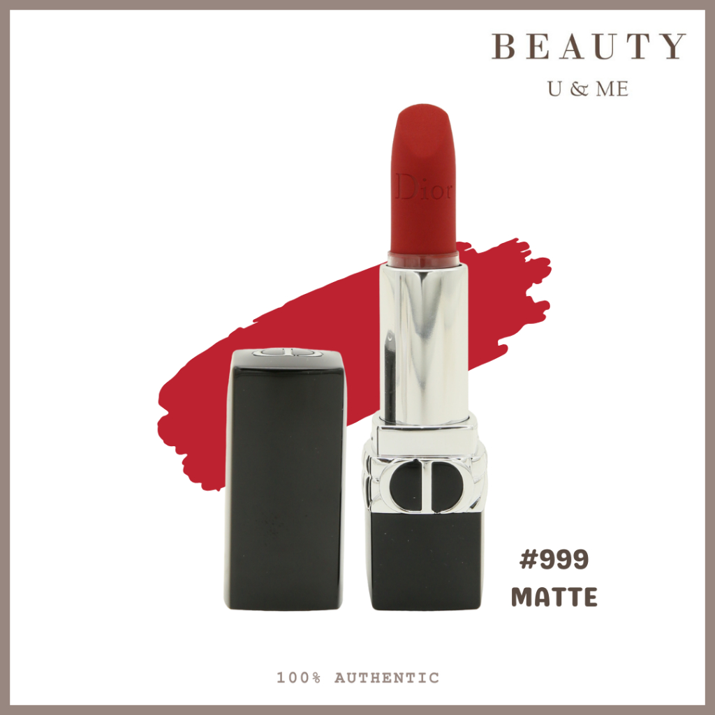 CHRISTIAN DIOR Rouge Dior Coloured Lip Balm 3.5g 100 760 820 999 Matte 999 Satin Shopee Philippines