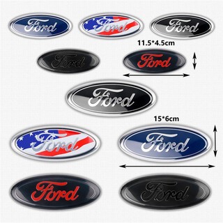 *READY STOCK* Ford Fiesta Logo Emblem Badge Replacement Front Back Car ...