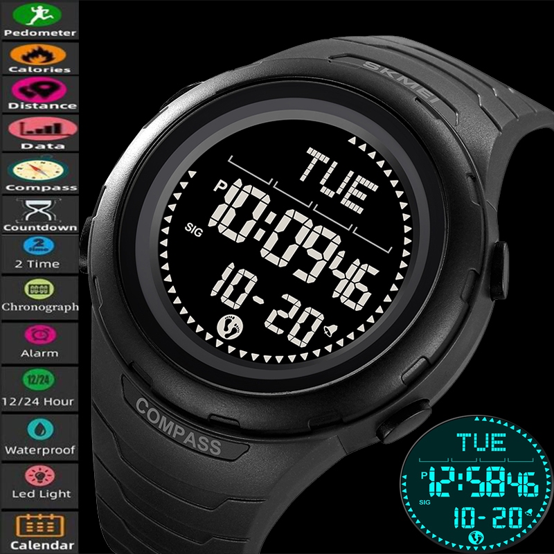 Skmei Outdoor Sports Pedometer Calorie Mileage Fitness Waterproof ...