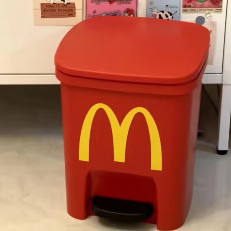 [Ready Stock ]McDonald's trash can creative, high aesthetic value ...
