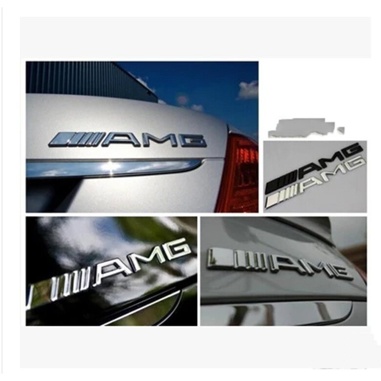 *READY STOCK*3D Metal AMG Badge Sticker for Mercedes-Benz Trunk Rear ...