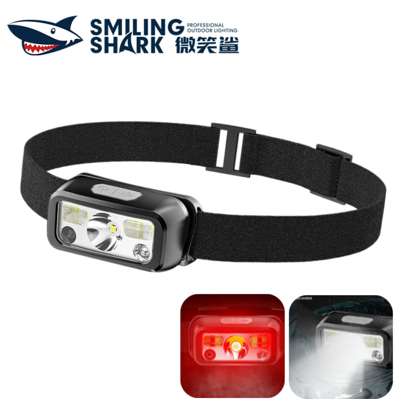 SmilingShark TD0144 led Super Bright Headlight Wave sensor Bright light ...