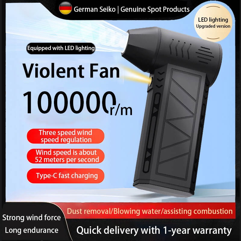 Violent Turbo Fan 120,000 Rpm Brushless Motor High Speed Turbo Hair ...