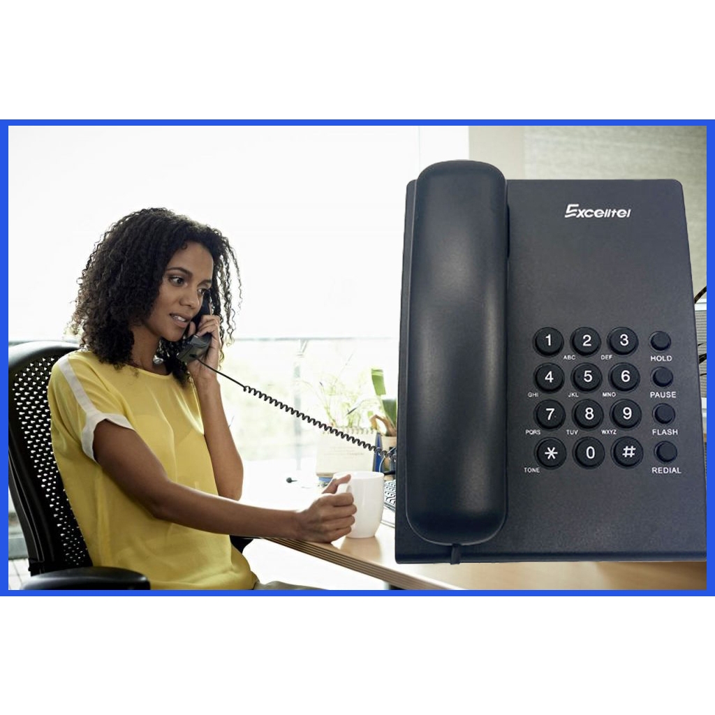 Business Analog basic telephone corded RJ11 phone desktop phone bedroom ...