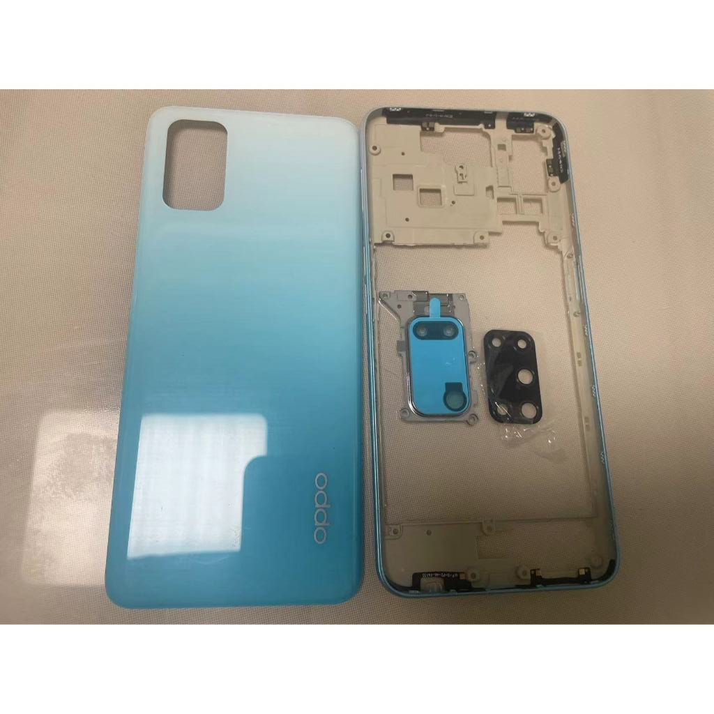 New Back Cover For Oppo A52 A72 A92 4G Battery Cover+Middle Frame Rear
