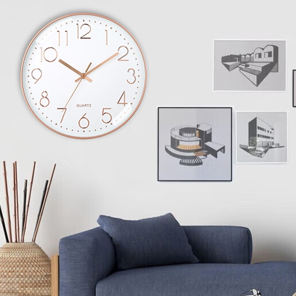 YING#Modern Minimalist Wall Clock 4K Glass Silent Simple Decoration ...