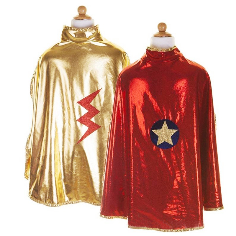 Deluxe Child Red Superhero Cape