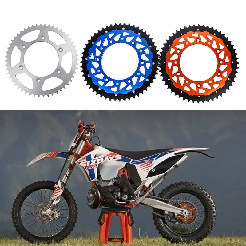 Motorcycle Rear Chain Sprocket 43T-52T For KTM EXC125 SX125 SX150 SX250 ...
