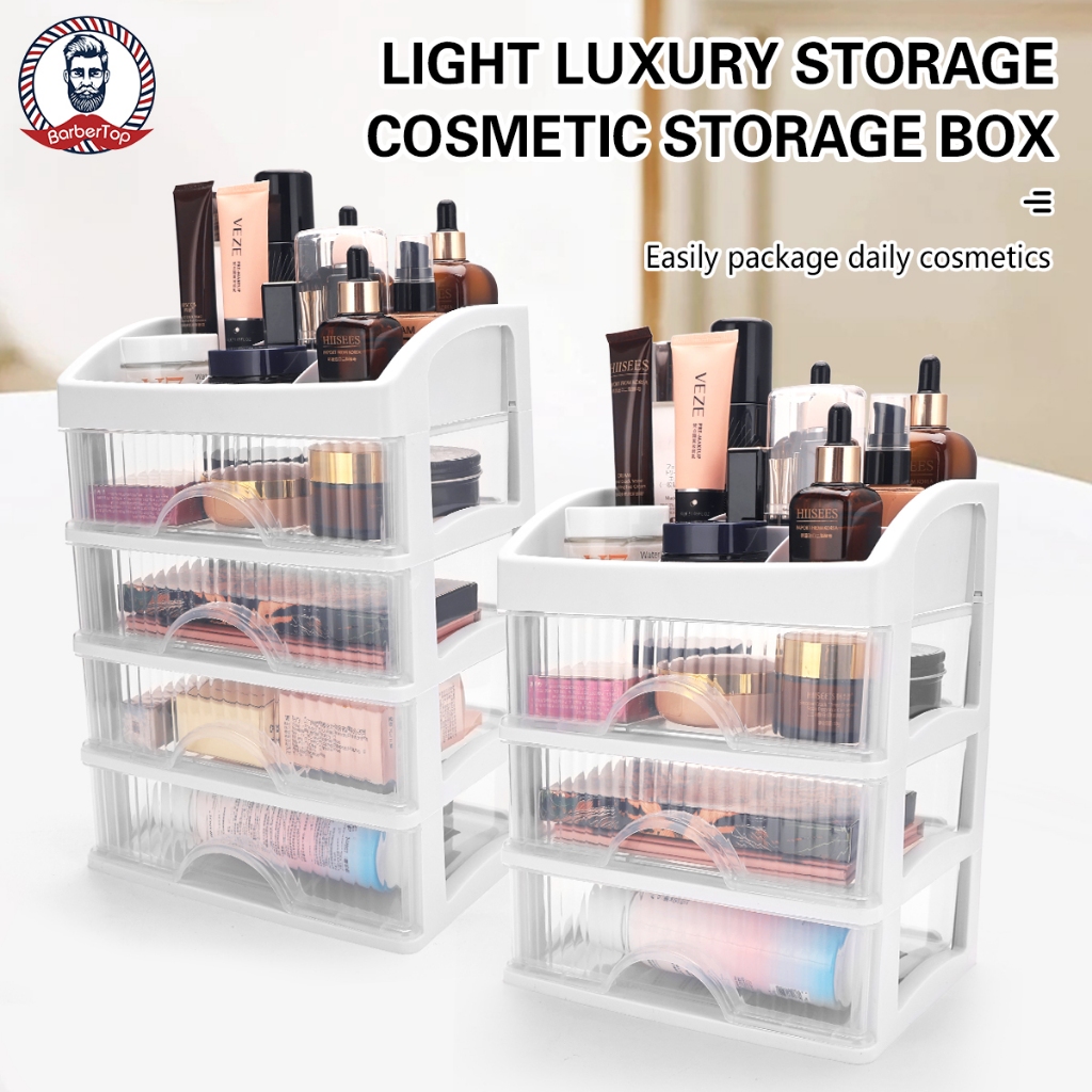 In stock#Desktop storage rack with drawer, makeup rack, bathroom ...