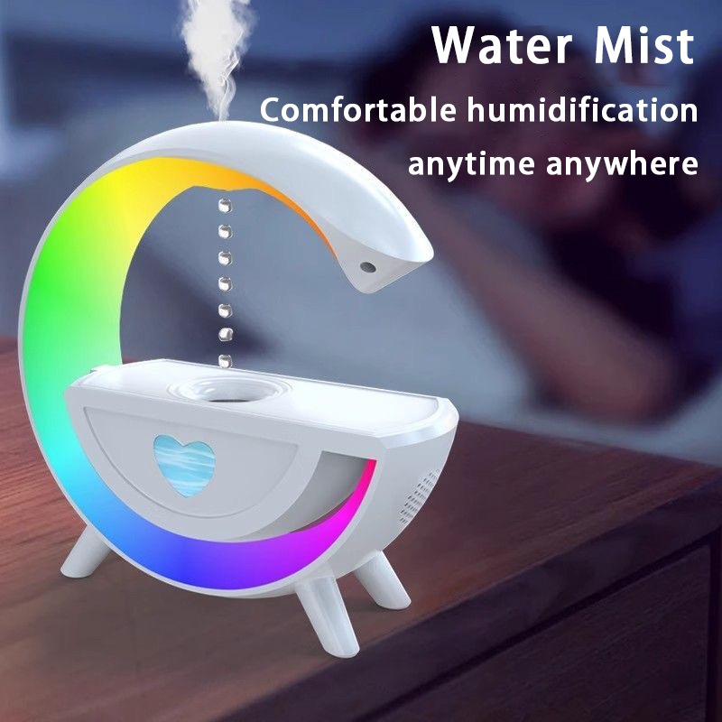 100% Original Air Humidifier Purifier 1l Led Light Aromatherapy ...
