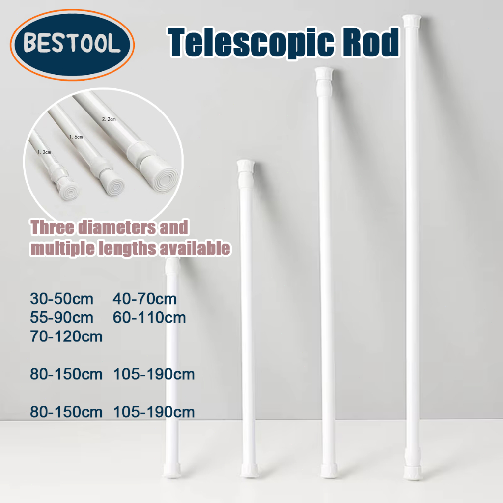 Multi Purpose Spring Loaded Extendable Sticks Telescopic Net Voile ...