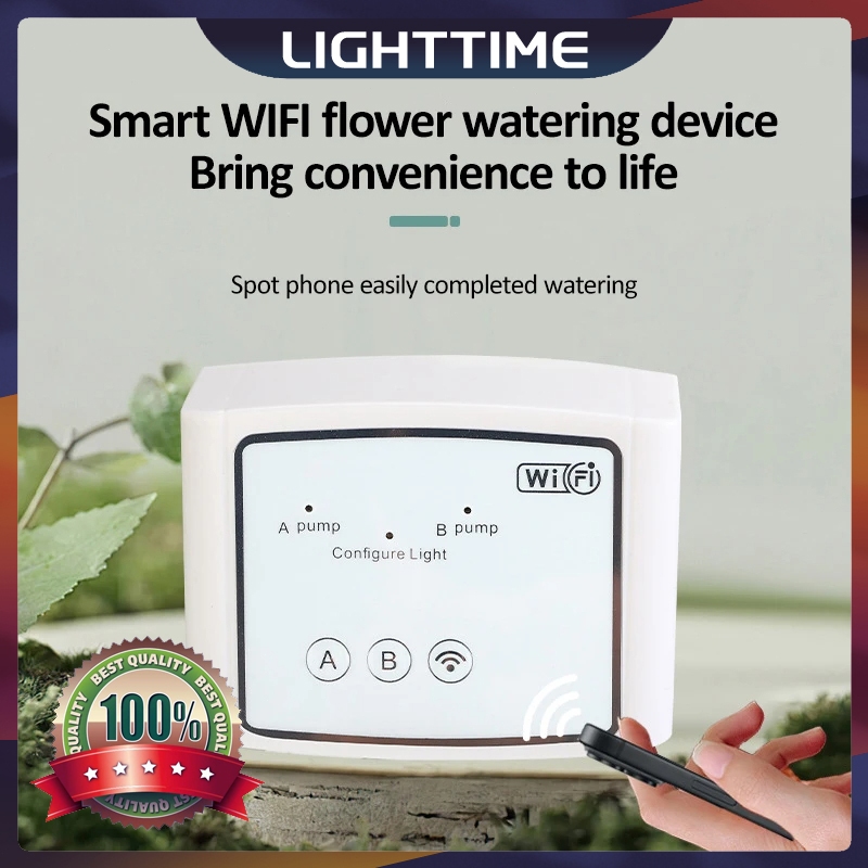 WIFI Control Intelligent Irrigation System Dual Pump Timer Automatic ...