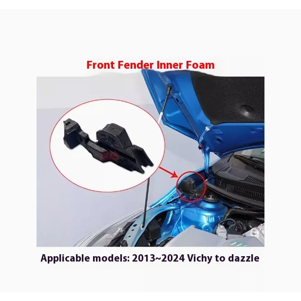 Applicable to 2013~2024 VIOS vane inner seal sponge part deflector side ...