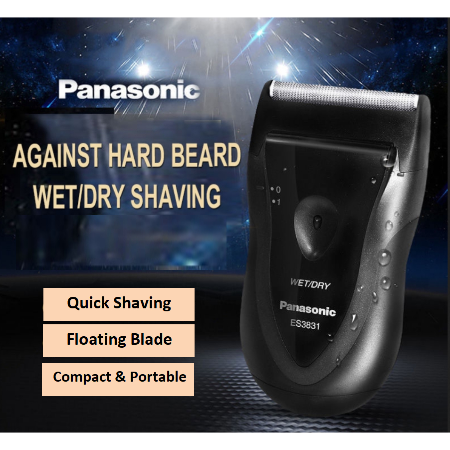 Panasonic ES3831 Electric Shaver Support Wet & Dry Shaving Washable ...