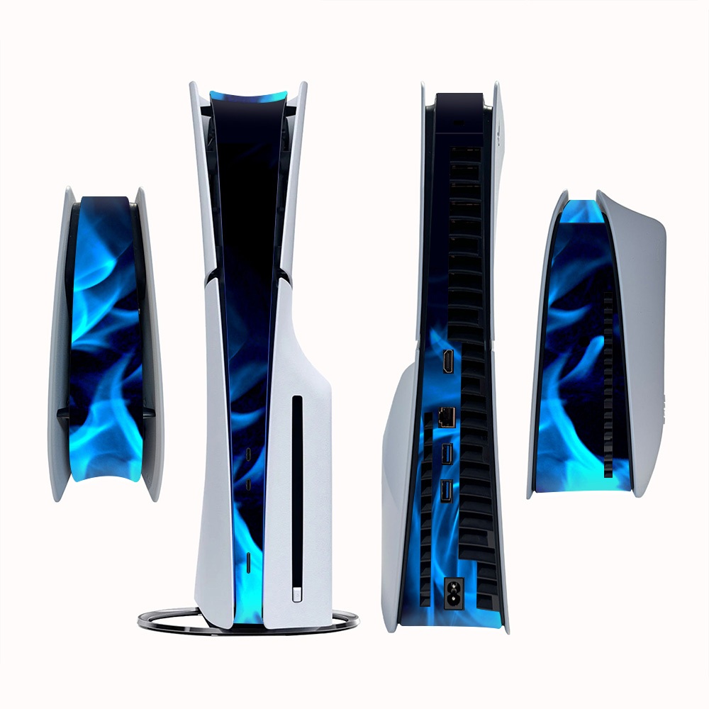 For PS5-Slim Console Sticker Protective Cover Sticker for PlayStation 5 ...