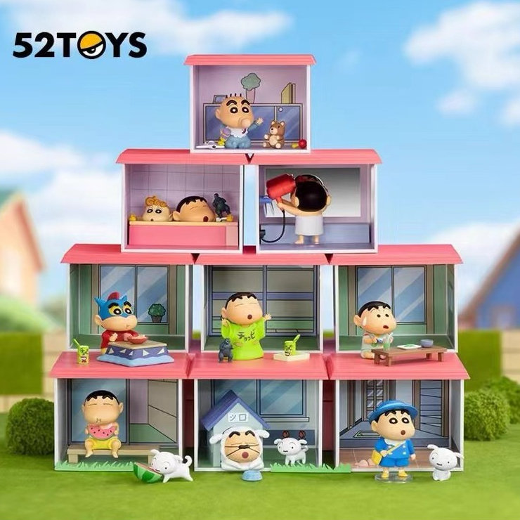 52TOYS Crayon Shin-chan Blind Box figure Cute Toys Handmade Gift for ...