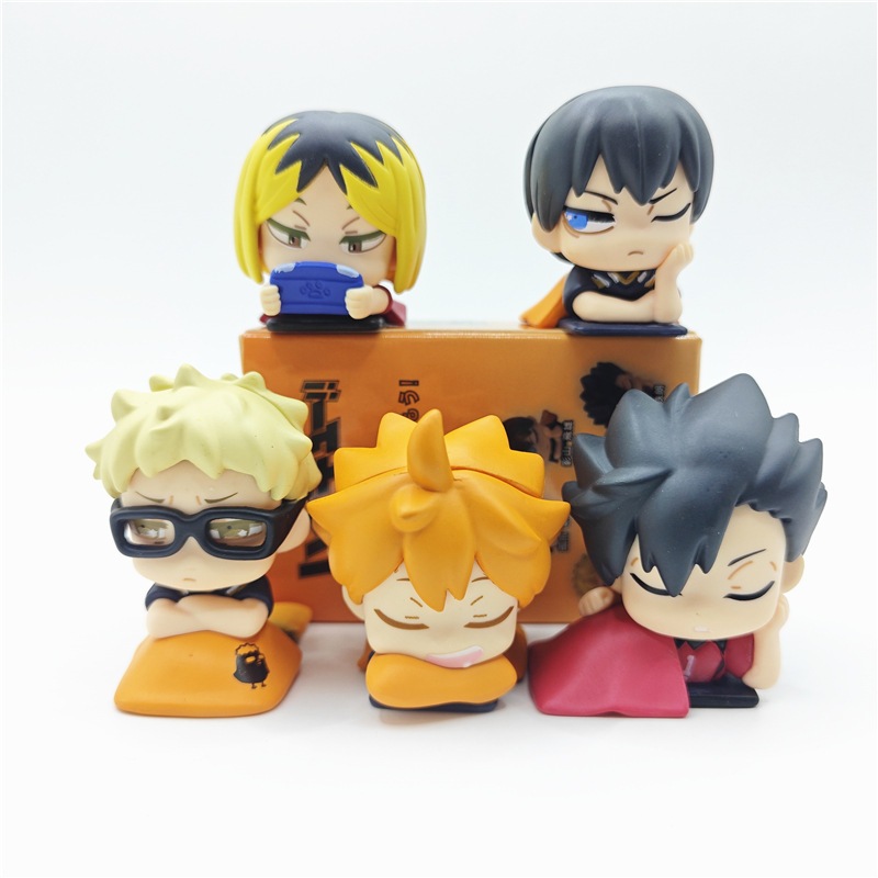 Set 8 Action Figure Haikyuu – Personaggi Da 10 Cm – Hinata, Nishinoya, Kenma, Tsukishima, Oikawa, Miya, Bokuto, Sugawara - 2