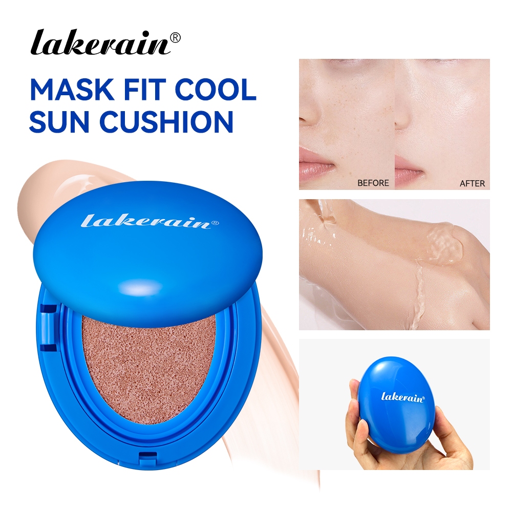 Lakerain Cream Air Cushion Mask Fit Cool Sun Cushion Foundation ...