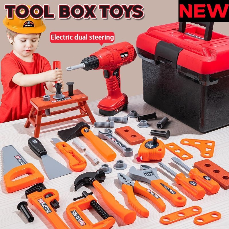 Children's Toolbox Engineer Simulation Repair Tools Toys for Kids ...
