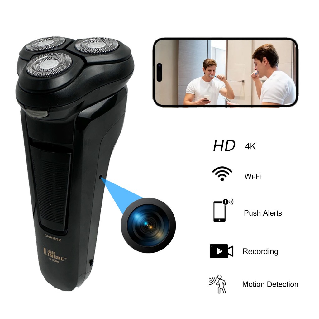 Mini Hidden Camera 4k HD Camera Electric Razor Camera Hidden Camera ...