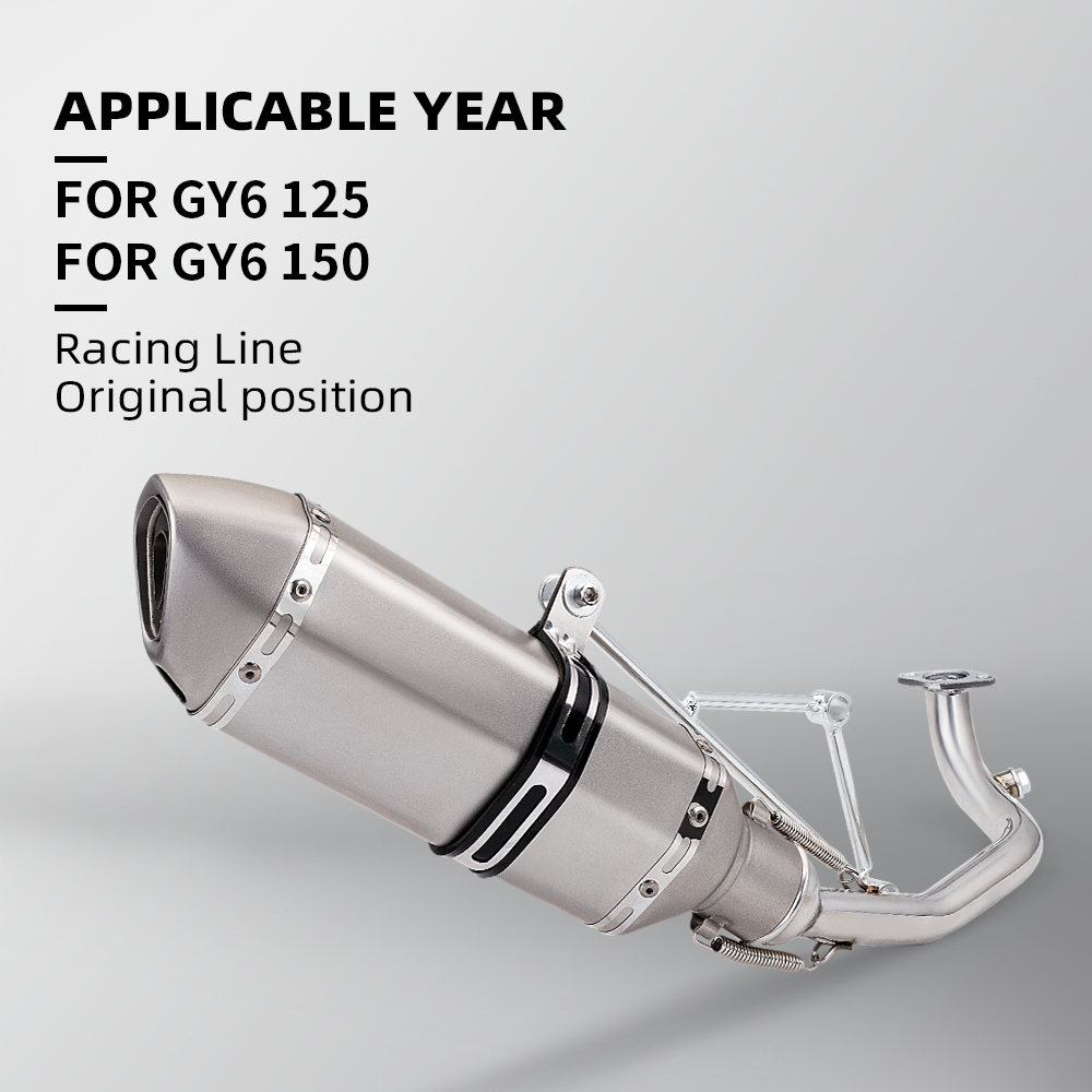 Exhaust Muffler for Scooters 125cc 150cc GY6 For TaoTao VIP 150