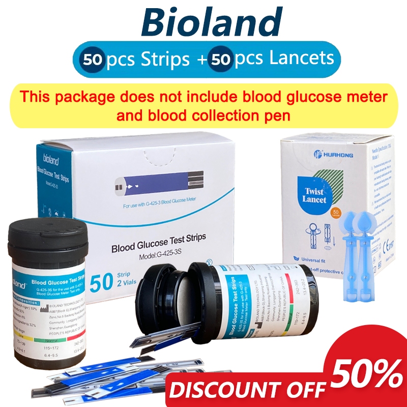 Blood Sugar meter test strips,G-427B,G-425-3,G-425-2 Work test 50 Pcs ...