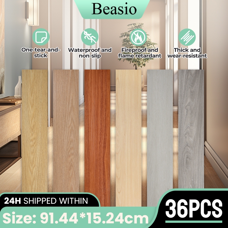Vinyl Tiles Floor Stickers Self Adhesive Waterproof Tiles for Flooring