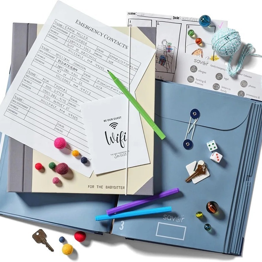 Missing Binder Folio Document Organizer Expanding File Folder Pockets ...