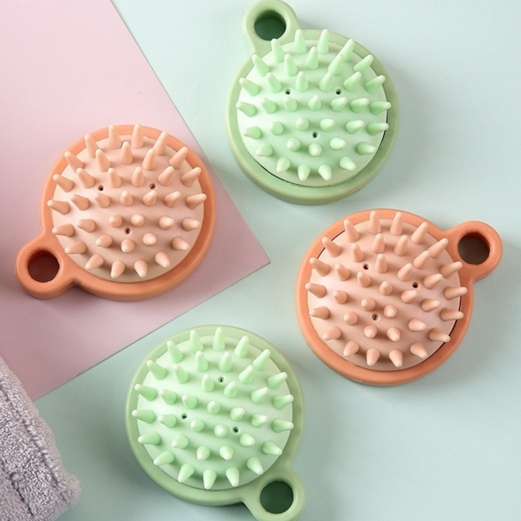 Japanese Style Shampoo Brush Scalp Health Massage Shampoo Comn Silicone ...