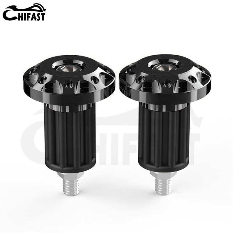 HIFAST Motorcycle CNC handle Bar End 1 Pair Alloy Motorcycle decoration ...