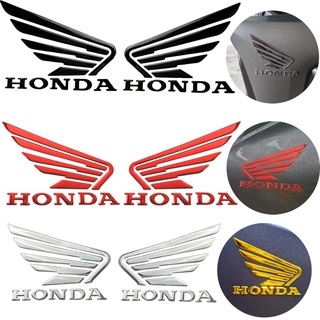 SHEMO Honda Wings Logo For Motorcycle Emblem 3M Plastic 3D Soft Rubber ...