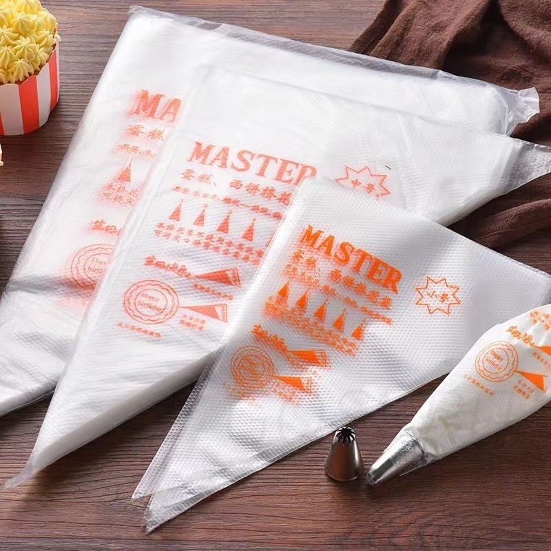 100pcs Disposable Pastry Piping Bag for Cake Cupcake Icing Pastry Bags  Piping Tools Pastry Nozzle