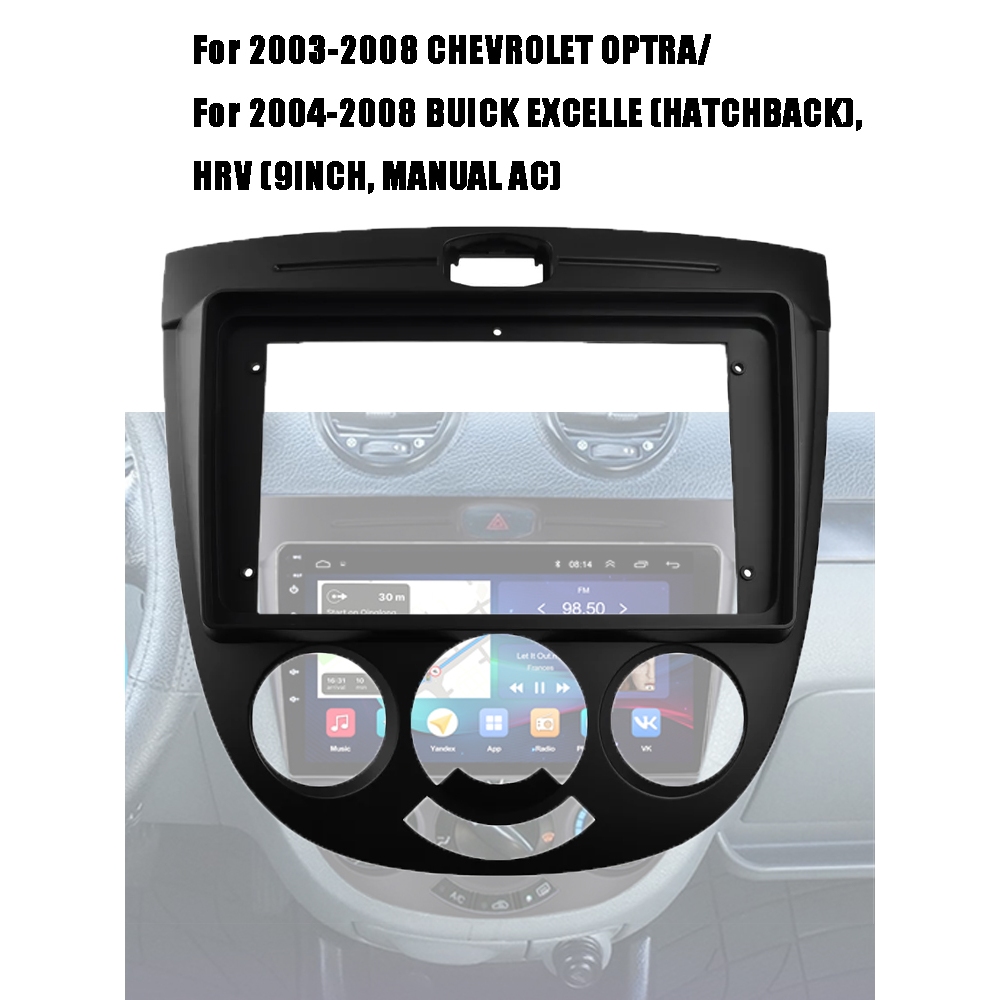 9 Inch Android GPS Stereo Player 2DIN Head Unit Car Radio Fascias Dash ...