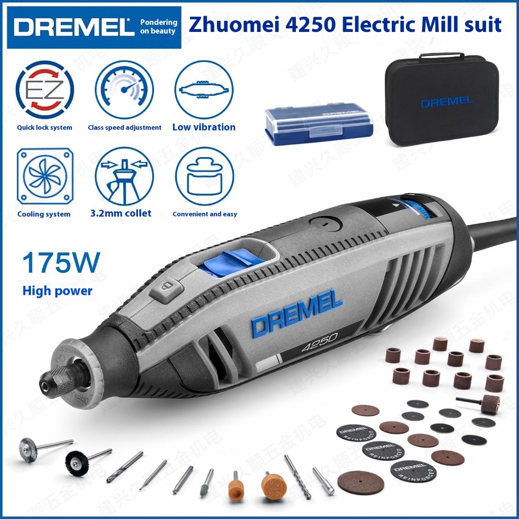 Dremel New Style Electric Grinder High Power 4250-N/35 Set Grinder ...