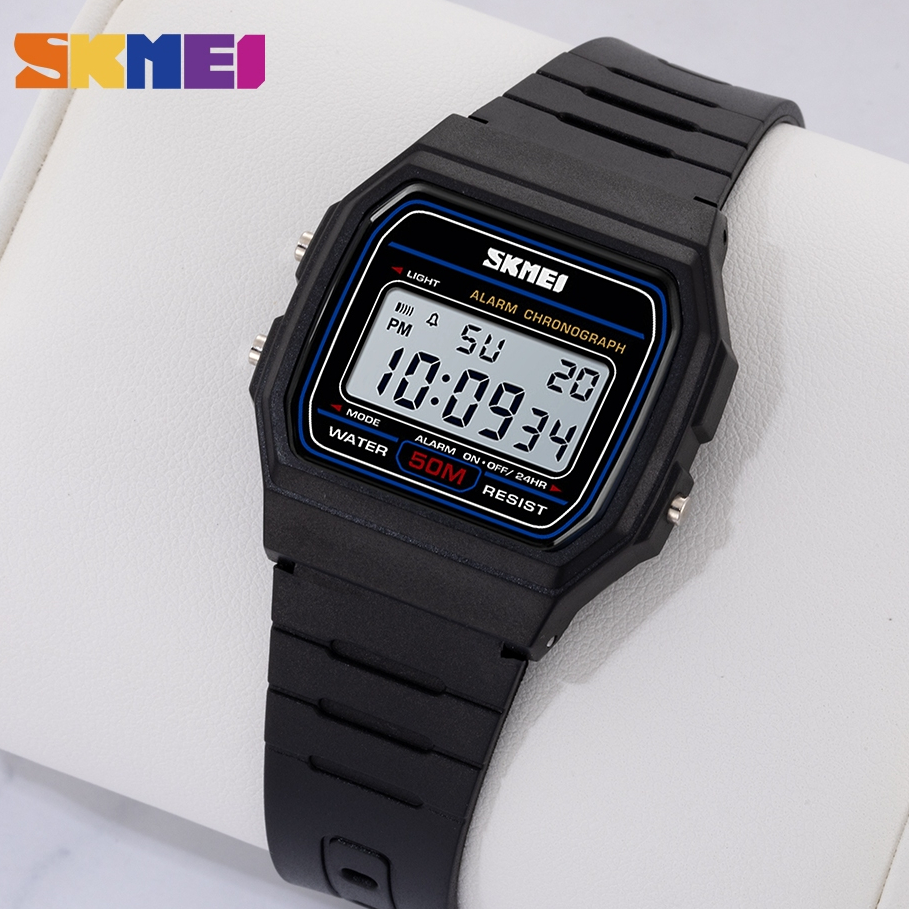 SKMEI Watch for Men Casual Unisex LED Digital Sports Watch Couple Watch ...