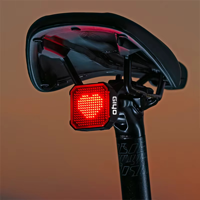 thumbnail image 2 of Devil Tail Light Rechargeable LED Bicycle Light Smart Programmable Eyes Rear Safety Light For Bike Motorcycle Car Double Eye 2 of 14