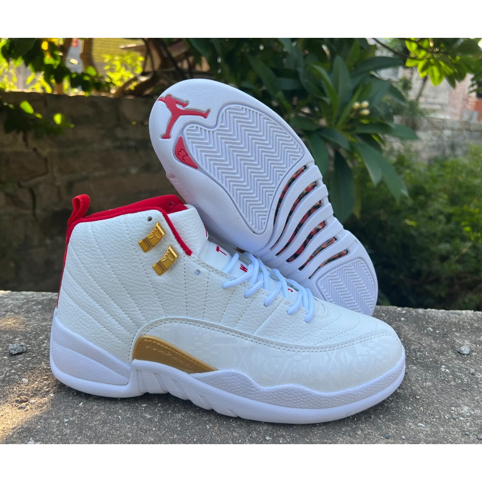 Air Jordan 12 Retro Gym Red 130690 601 Shopee Philippines