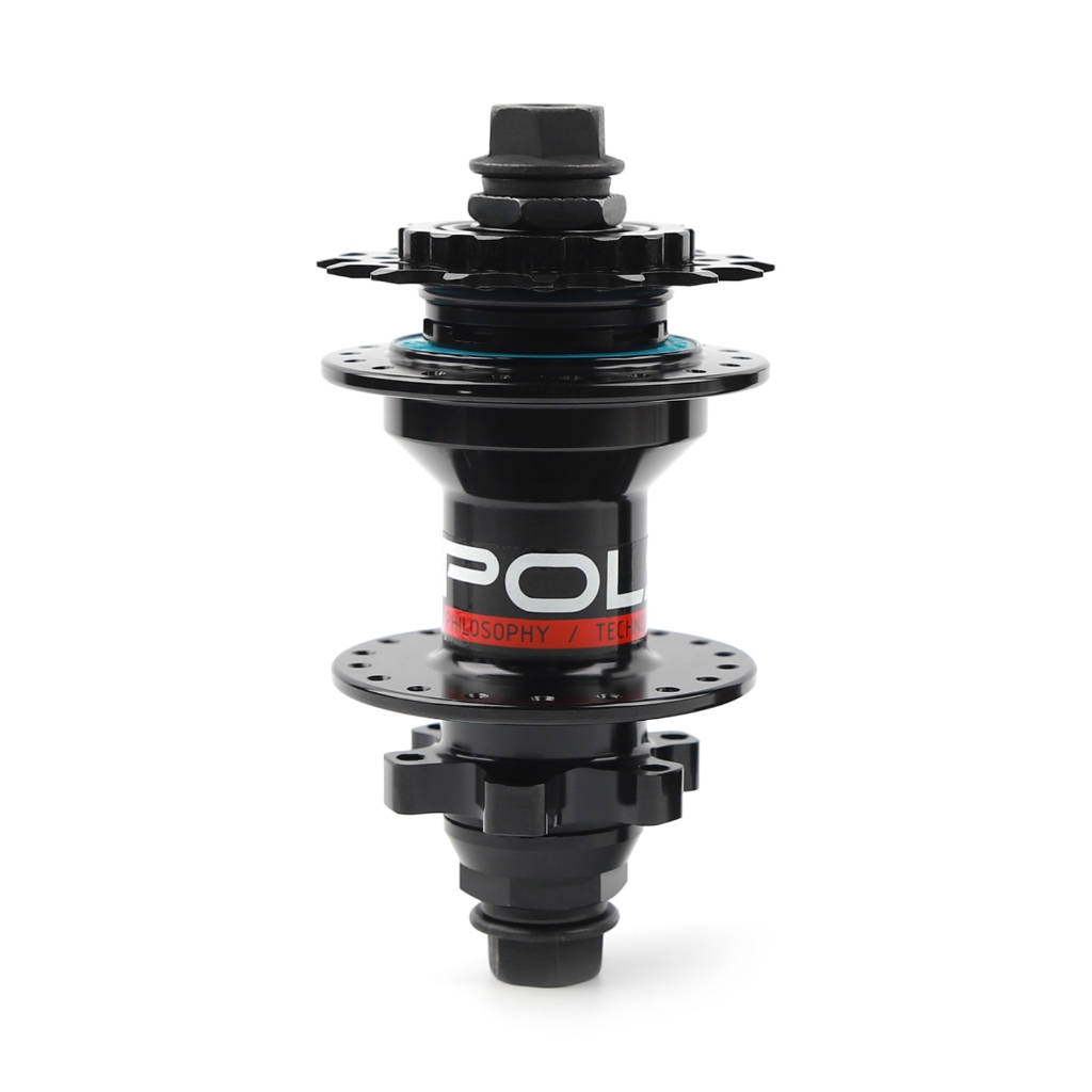 POLSO BH013 BMX Racing Hub 36H 110mm Disc Brake Female Racing Hub with 16T  Cog Bearings