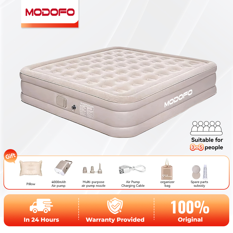 MODOFO Upgraded Version Air Bed With Electric Pum Inflatable Air Bed