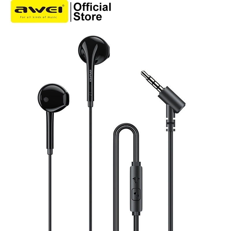 Awei PC-7 Mini Wired Earphones Length Bass Stereo Plug