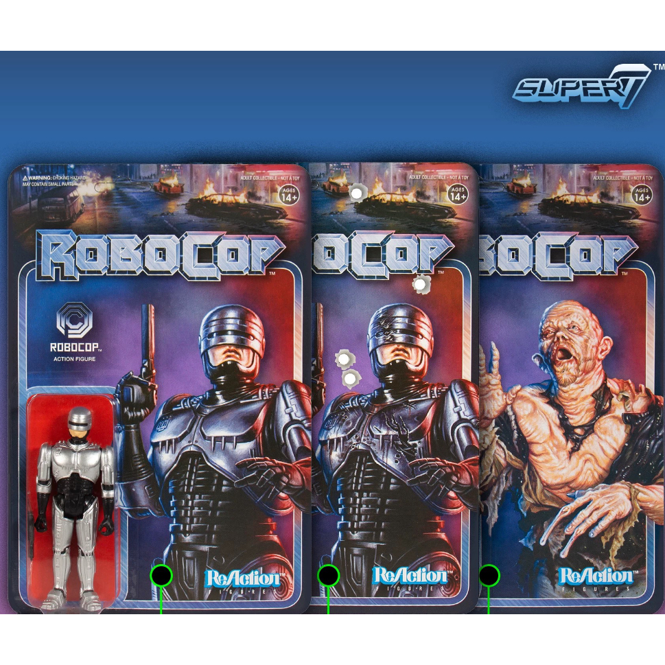 SUPER 7 RoboCop Card Series 3.75 Inches | Shopee Philippines