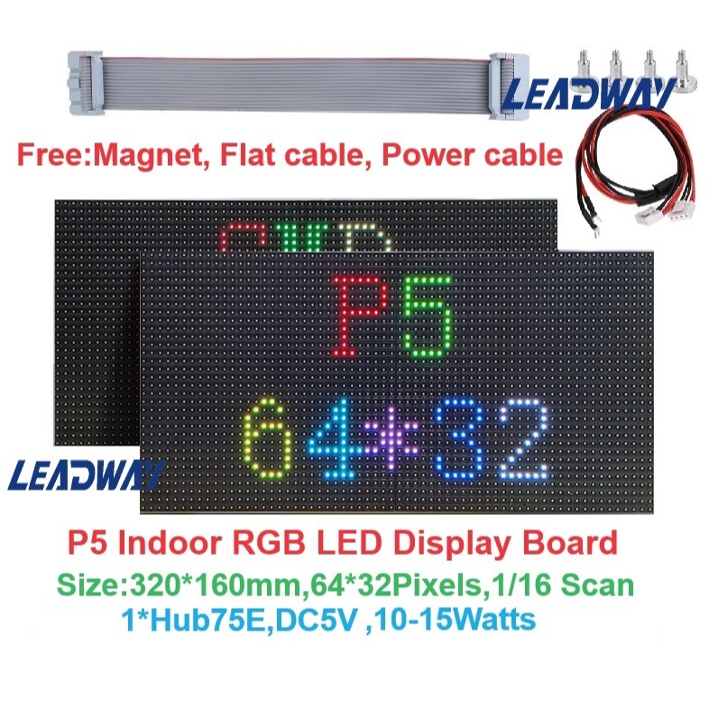 P5 Indoor Full Color LED Display Signboard Led Wall Screen Panel LED ...