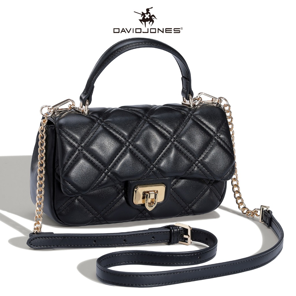 David Jones Paris 2025 Spring Summer New Collection Designer Women Crossbody Bags Stitch design pu leather female Soft and Supple bag Shopee Philippines