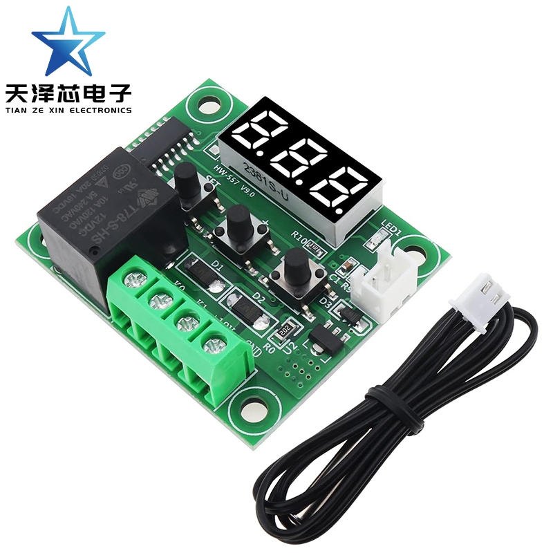 XH-W1209 Temperature Controller Module, DC 12V Digital Thermostat ...