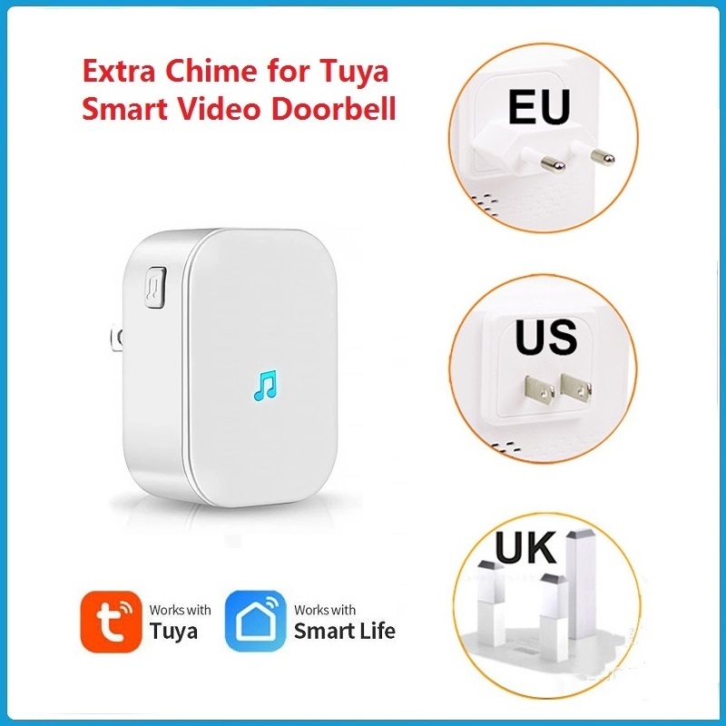 Extra Wireless Chime Waterproof Door Ring Doorbell Receiver for