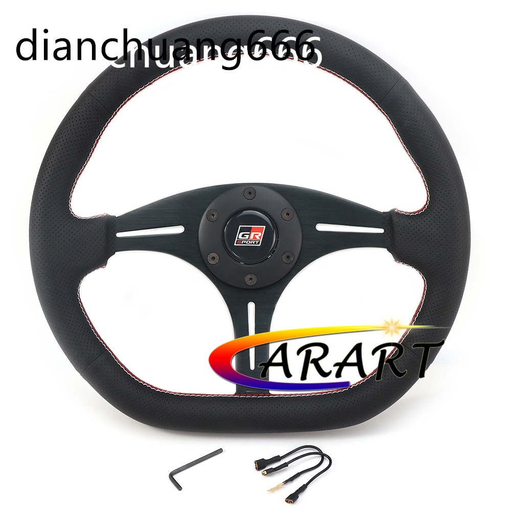 GR Nismo 14 inch Leather Racing Type D Steering Wheel ND Drift Sport ...