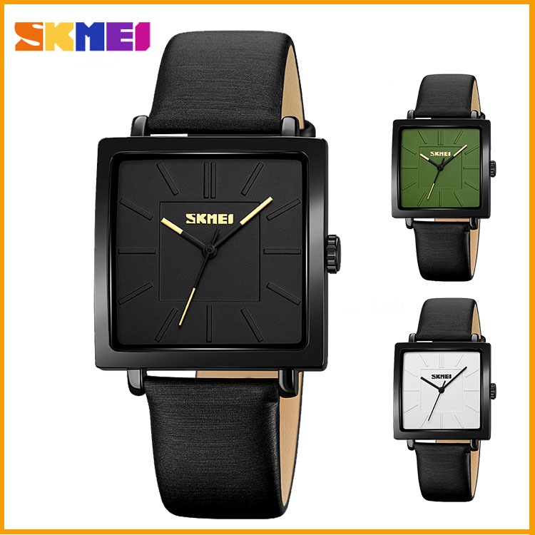 Fashionable Men's and Women's Watch Square Simple Waterproof business ...