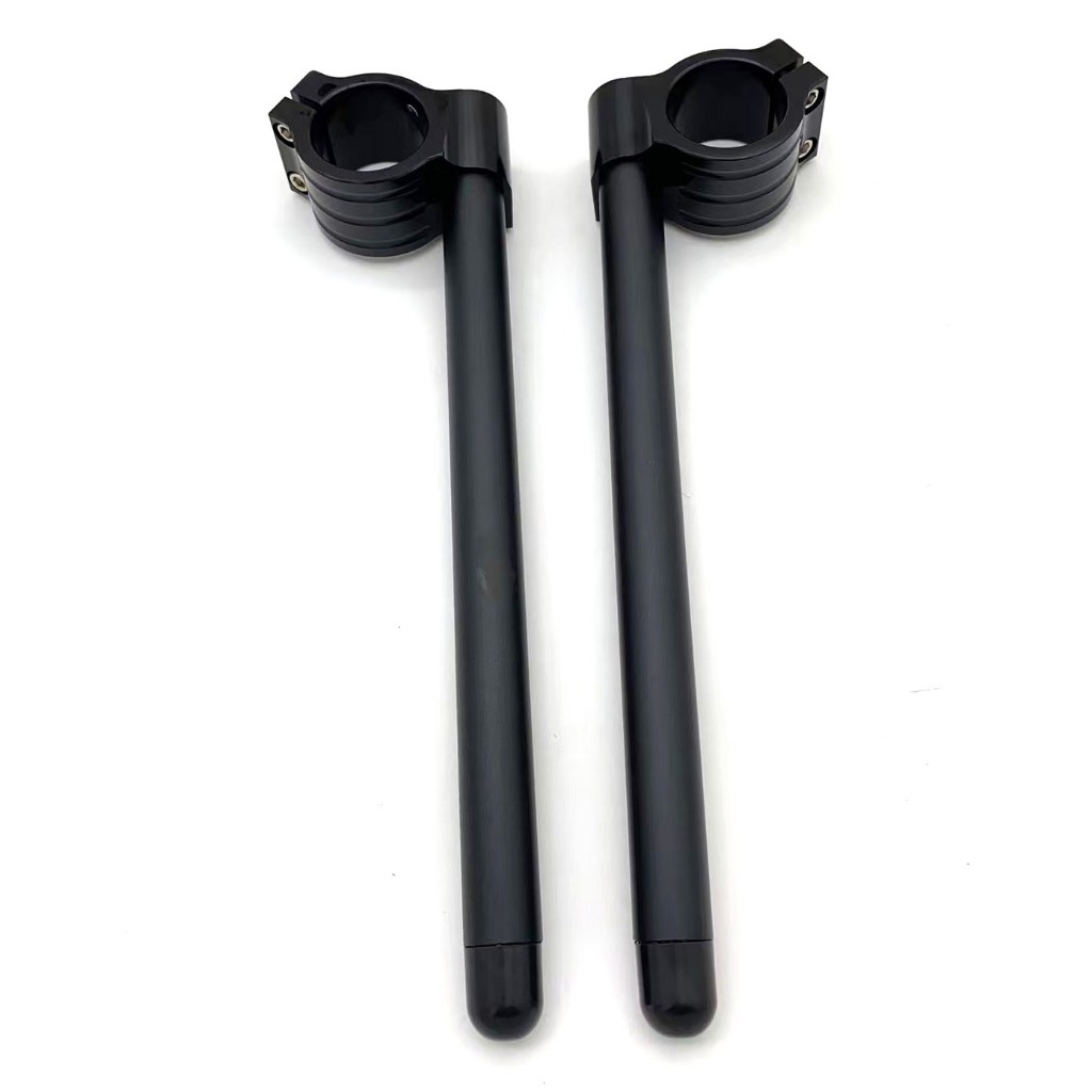 47MM Clamp Clip On Fork Handle Bar Fork Tube Cafe Racer 1Pair For ...