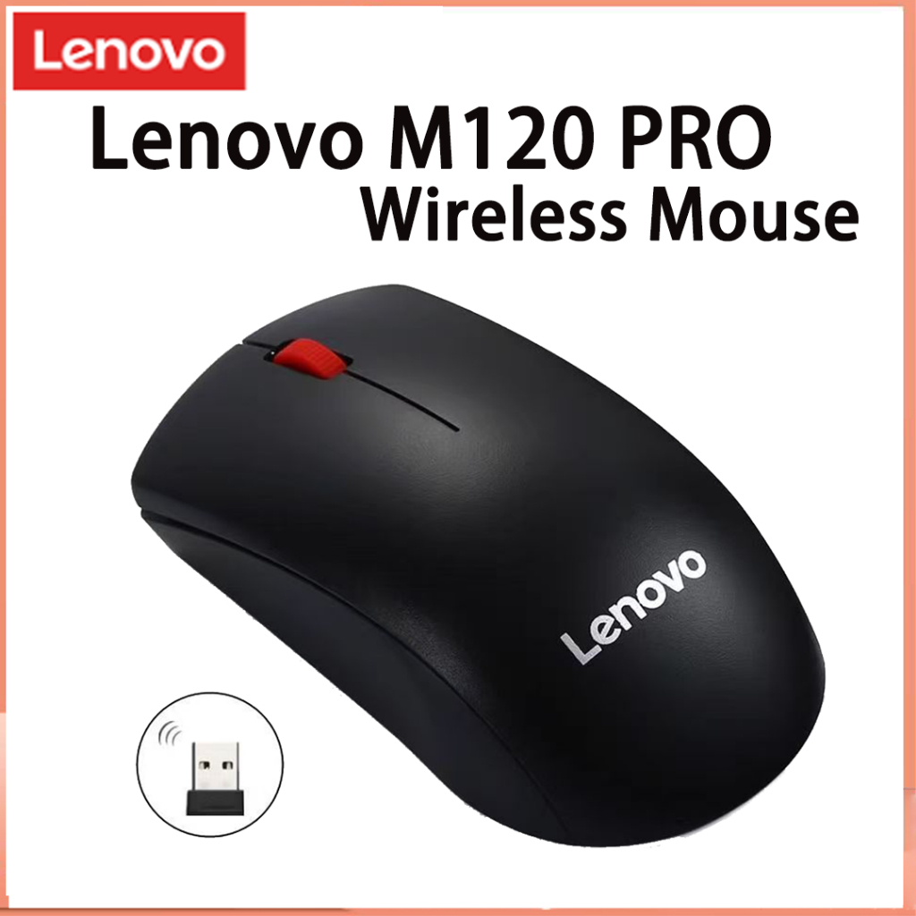 Lenovo M120 PRO Portable Silent Lenovo Wireless Mouse with 2.4GHz High ...