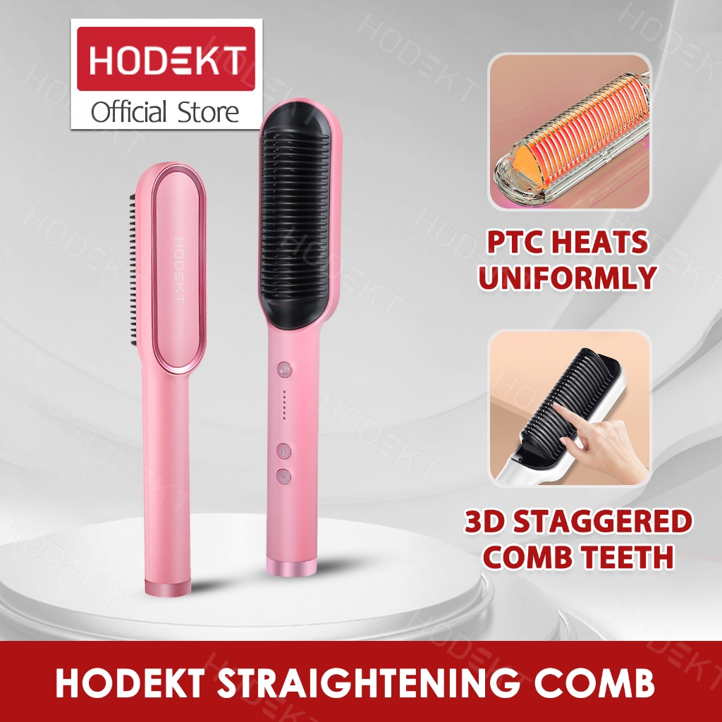 Hair brush straightener shopee online
